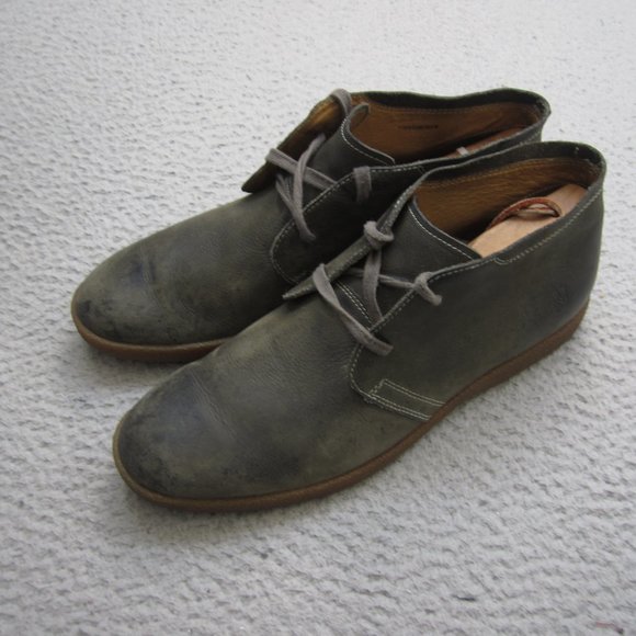 John Varvatos Portland Chukka Boot Mens Size 8.5 Green Leather Suede Ankle Lace main image 6